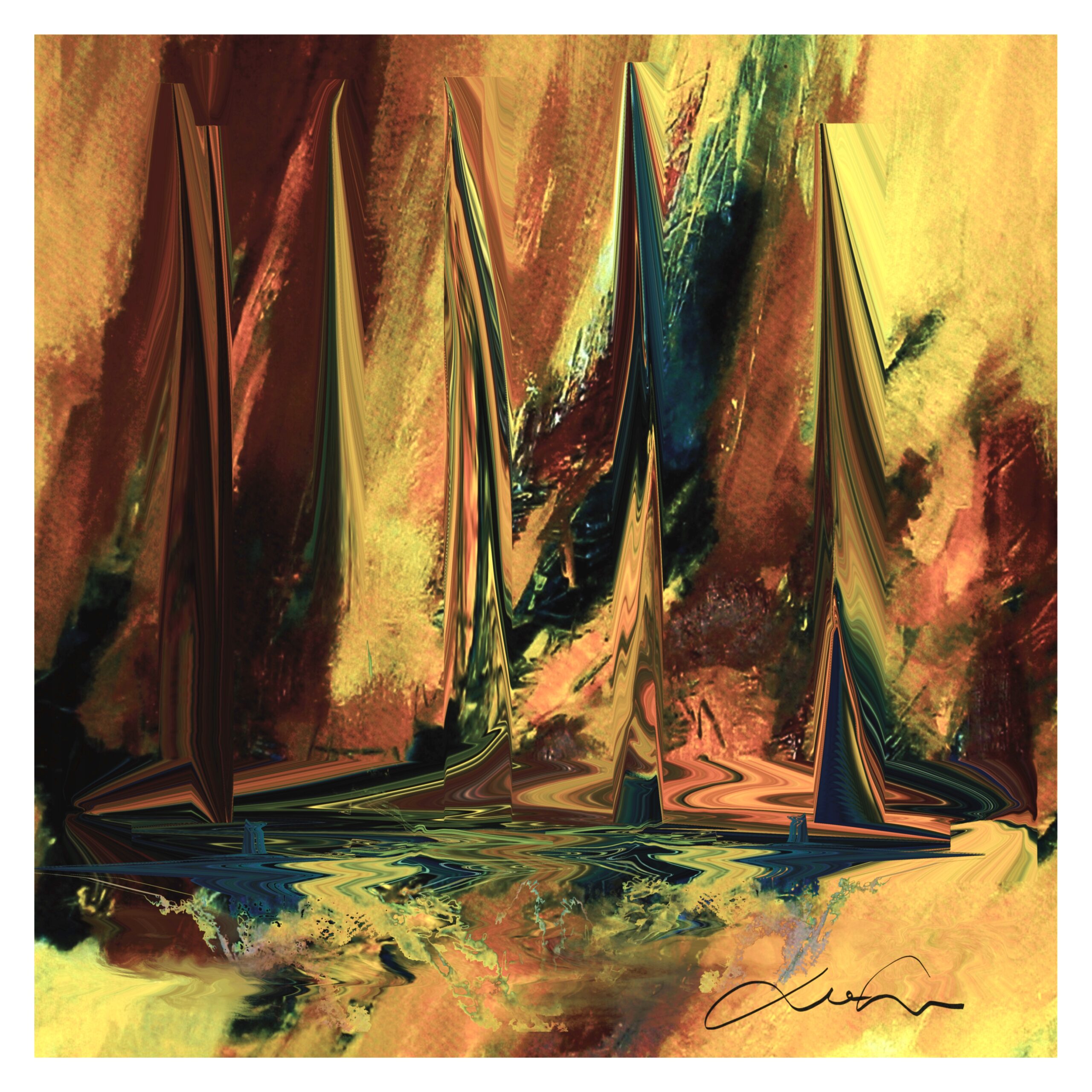 La course des voiliers