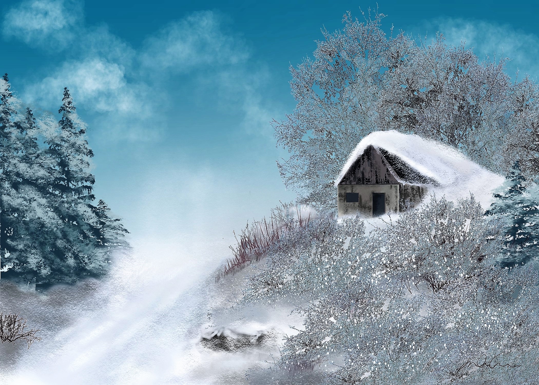 La montagne désertée