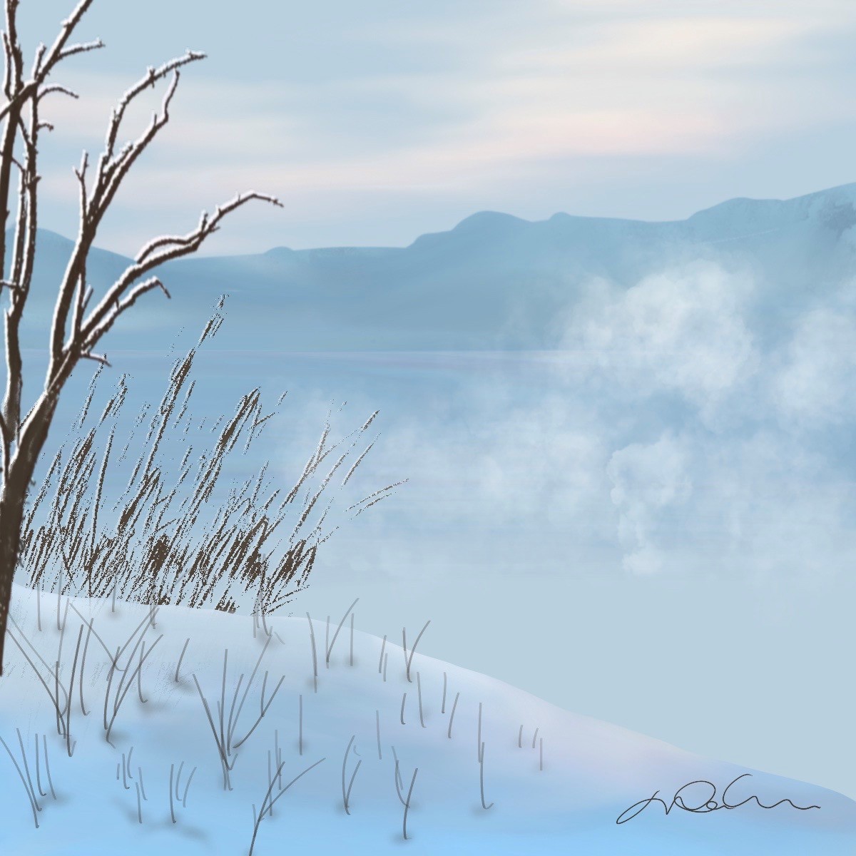 Le calme de la froidure