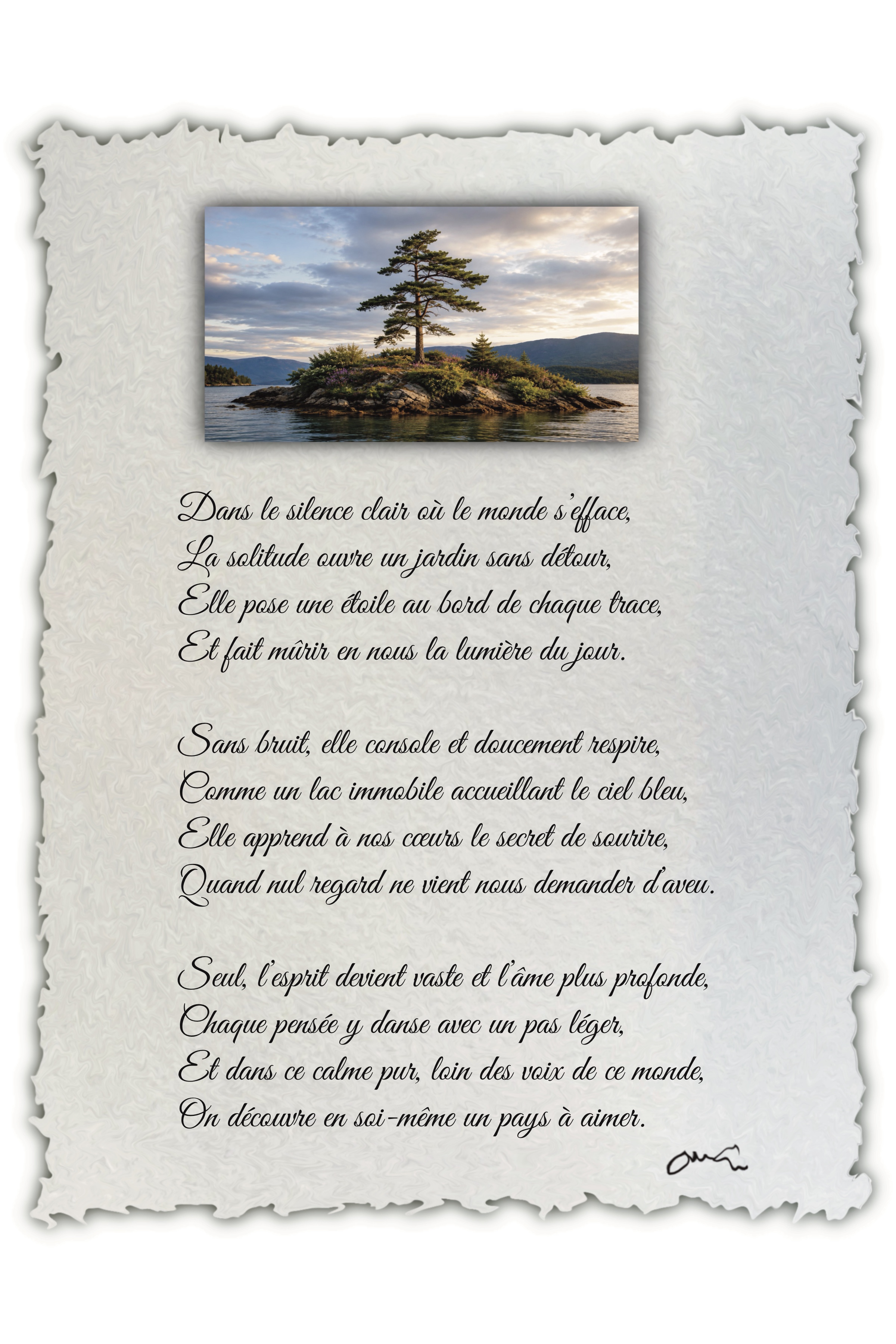 Le pin solitaire 