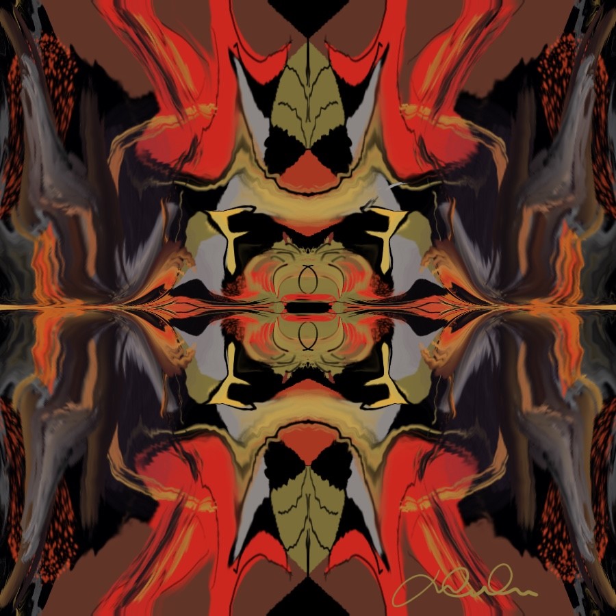 Miroir en distorsion