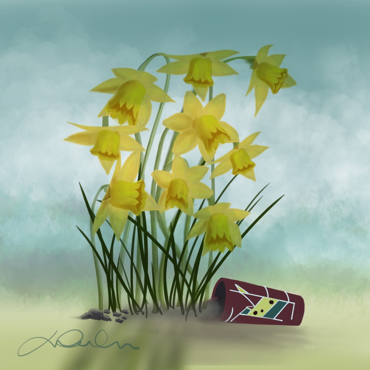 Le salut des jonquilles