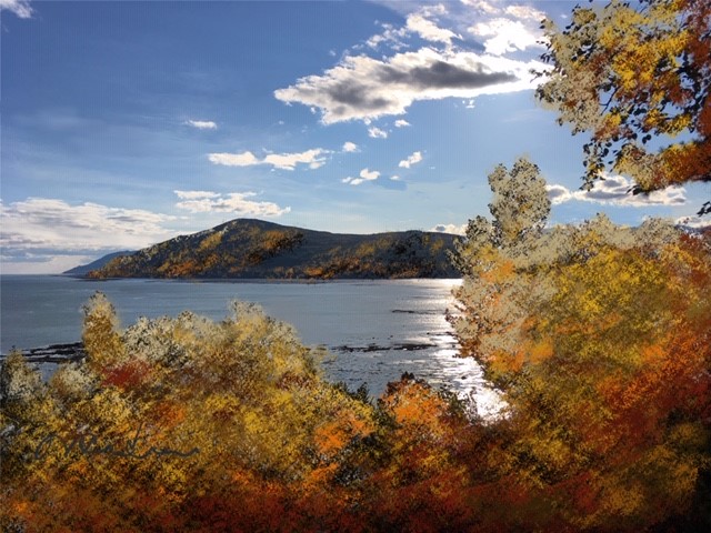 Pont d’argent sur la baie
