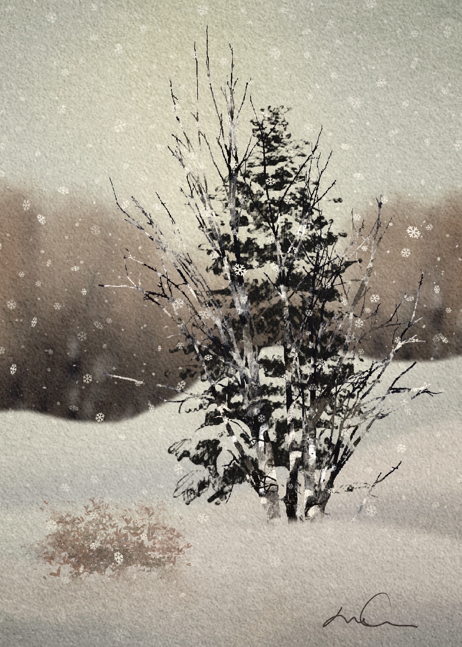 Quand il neige des sourires