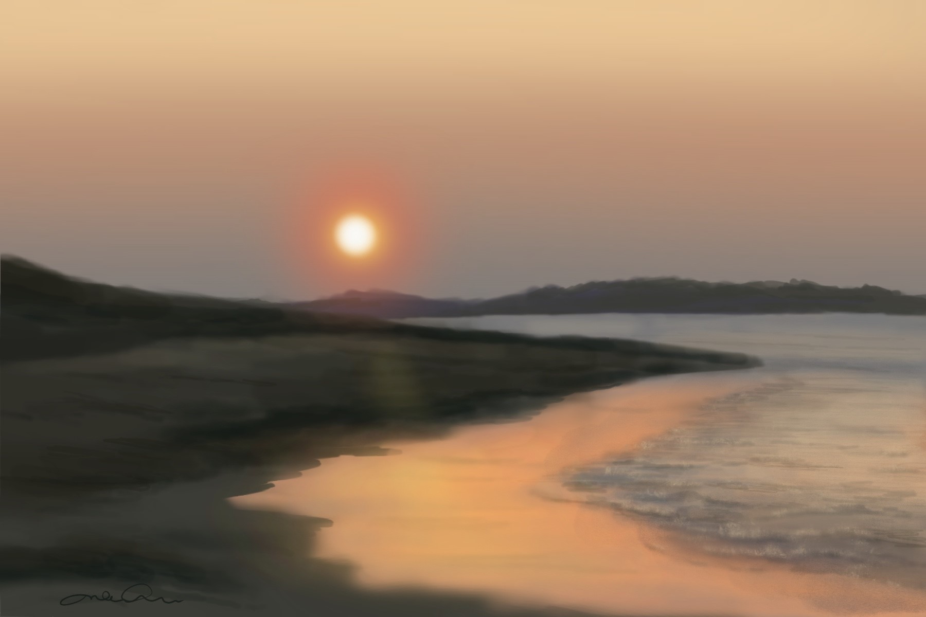 Rêverie au déclin du jour