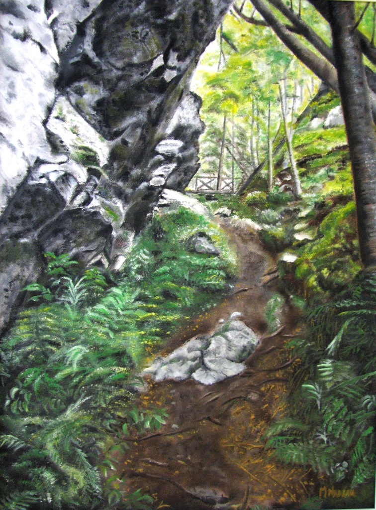 Sentier sur l’île